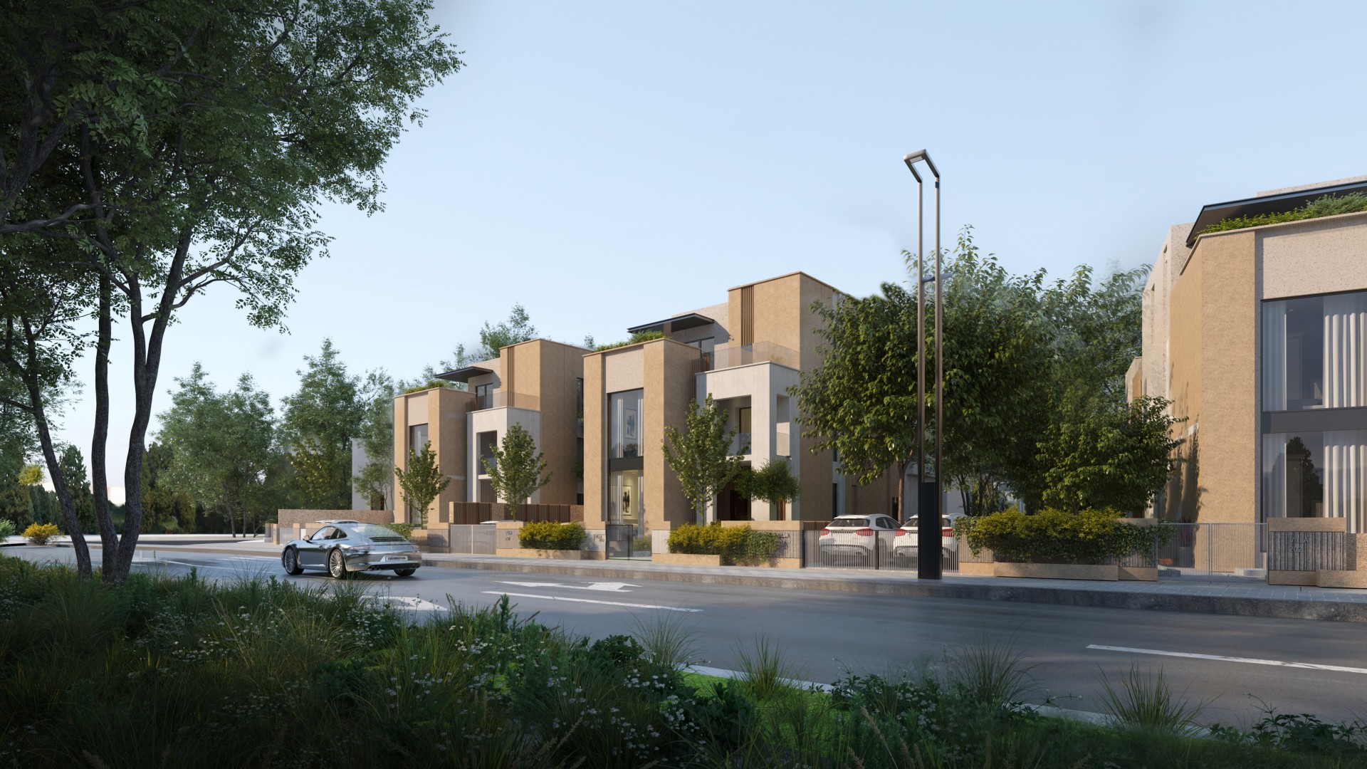 IVOIRE COMPOUND -كمبوند ايفورى – الشيخ زايد الجديدة Large Villa Street View 2 1