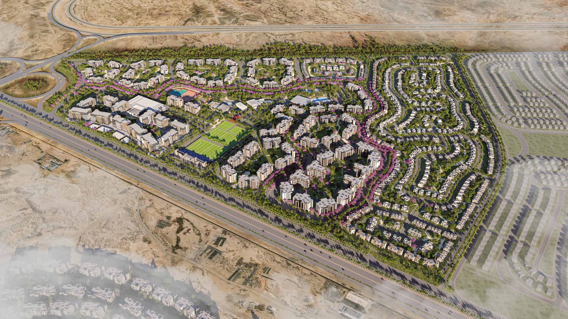 ZED EAST – كمبوند زيد ايست – التجمع السادس WATG10 ZedEast2 CGI04 03