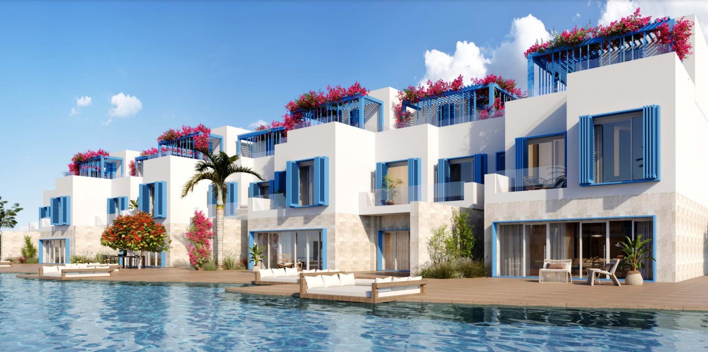 NAIA BAY – قرية نايا باى- الساحل الشمالى floating townhouse