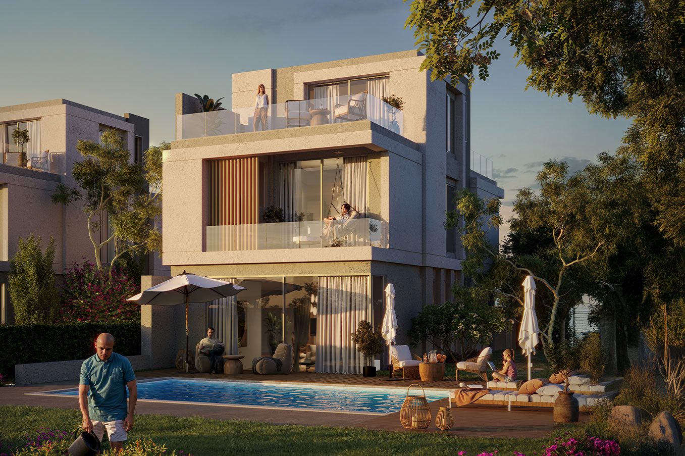 كمبوند لافيستا سيتي هيلز القاهرة الجديدة | La Vista City Hills New Cairo hills10