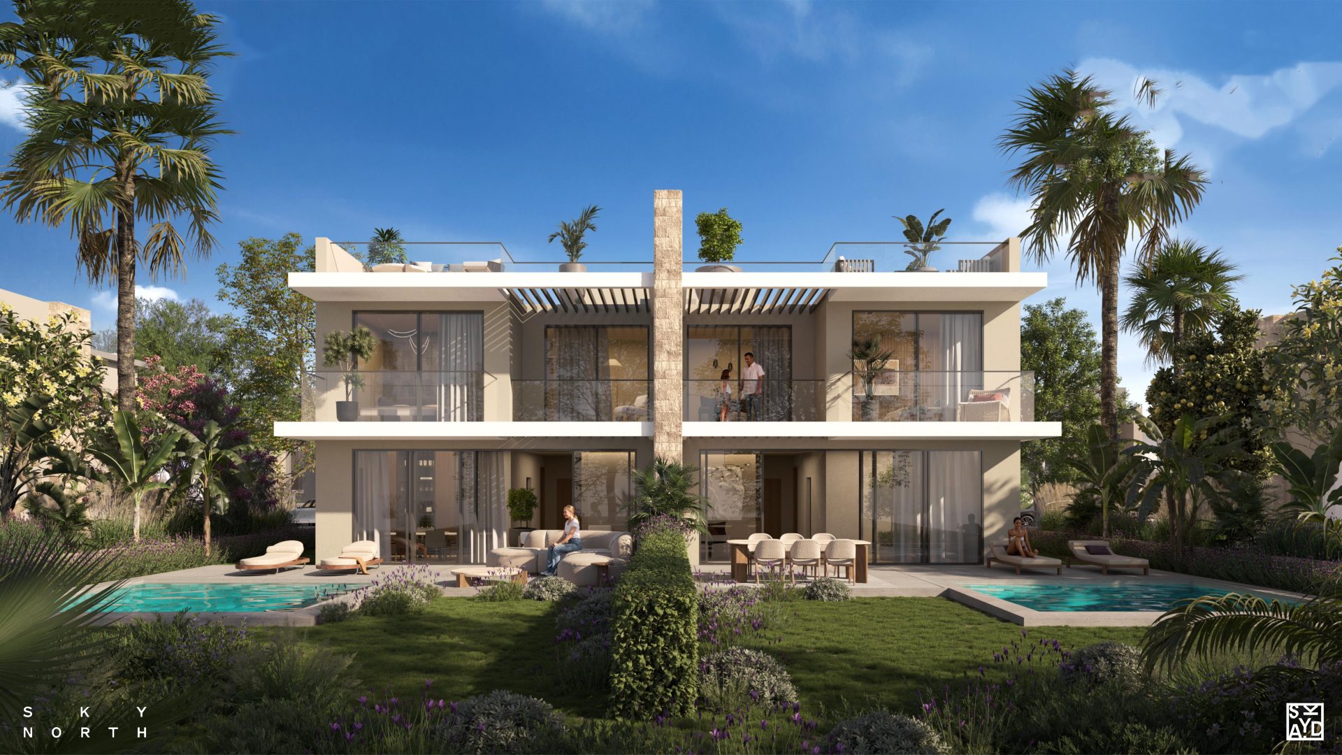 سكاى نورث الساحل الشمالي SKY NORTH North Coast SKY North Designs Layouts 11