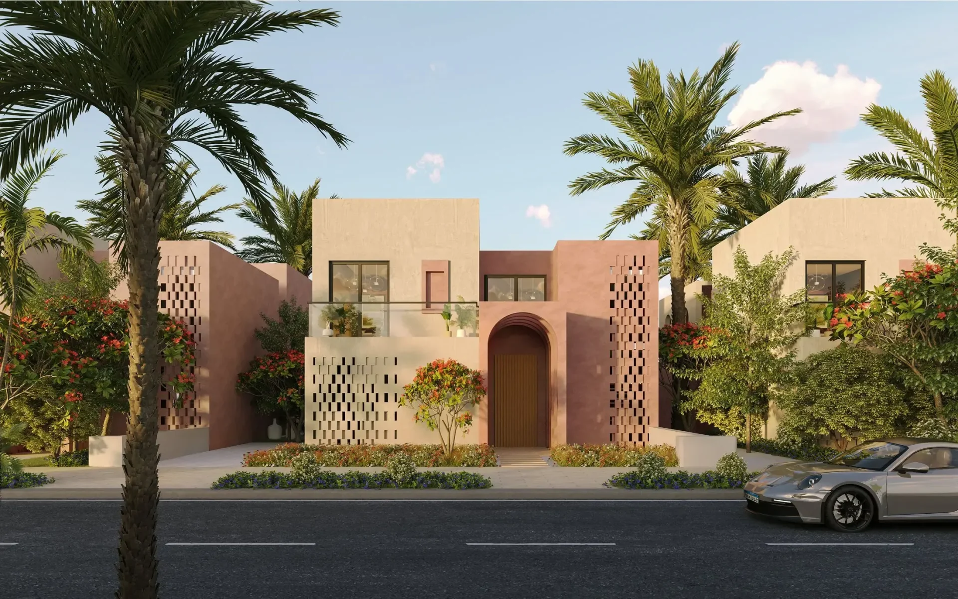 سوديك أوجامي رأس الحكمة | Sodic Ogami Ras El Hekma 4 Bedroom 2 Floor Villa Front 973fef91f8